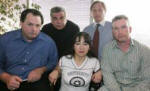  FIGHT OF THEIR LIVES: Lawyer David Worby (second from right) sued the city on behalf of Ground Zero workers (from left) Gary Acker, Vincent Guastamachhi, Silvia Castillo and Anthony Severino. Photo: Julie Stapen